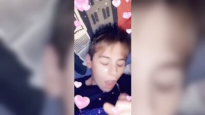 BunnyFemboy Self Facials - Action Ass Play Cum Shots