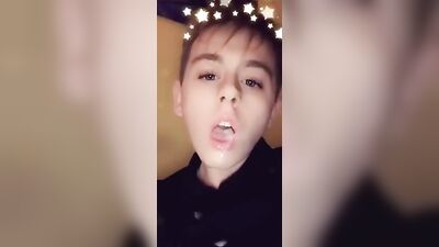 BunnyFemboy Self Facials - Action Ass Play Cum Shots