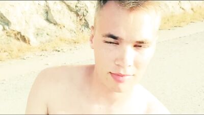 Black Sea Bliss: Russian Boy Solo Adventure!