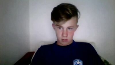 Young Amateur Webcam Boy Love! - Cum on My Face