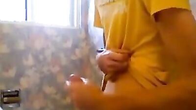 Monster Dick Wank in the Bathroom: Ultimate Gay Porn Video!