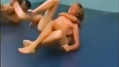 Gay Amateur Wrestlers Strip Naked and Jerk Off!