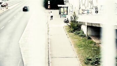 Industrial Park Teen Twink Stranger Encounter with Skater Boy in California Porn