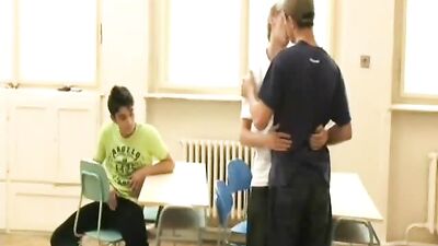 Gay Tube - School Room Bareback Twinks: Porn Adventures in the Classroom