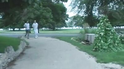 Gay Twinks Porn Threesome in Public Park - Exploring New Heights!