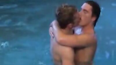 Dipping in the Swimming Pool - Action Mix with Hot Guys!