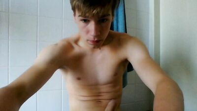 Young and Beautiful Frenchies Bathroom Masturbation