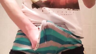 SPERM IN UNDIES (Gay Porn) ==========================