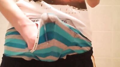 SPERM IN UNDIES (Gay Porn) ==========================