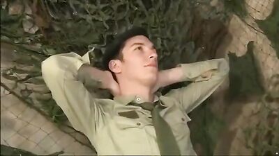 Army Action Assplay Bareback: Intense Thrusting and Cumshots!