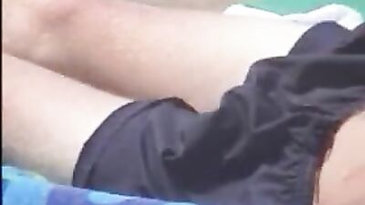 Sprouting Wood on the Beach: A Gay Porn Video with Hidd*en Boner