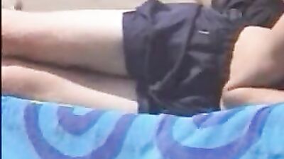Sprouting Wood on the Beach: A Gay Porn Video with Hidd*en Boner