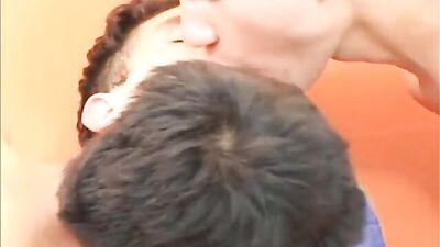 Latino Cum Eating Orgies - 3 Hot Latinos and Their Cumshots!