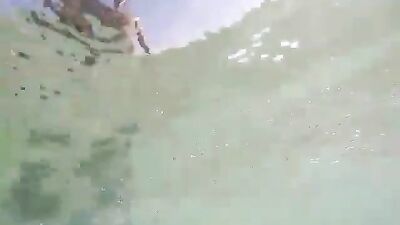Tidal Waves: Unleashed Underwater Passion - Gay Muscle Men Swimming Nude