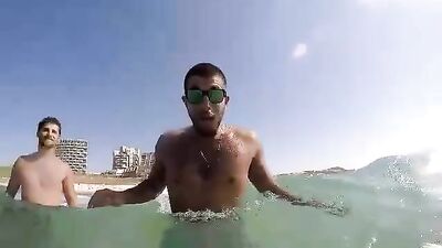 Tidal Waves: Unleashed Underwater Passion - Gay Muscle Men Swimming Nude
