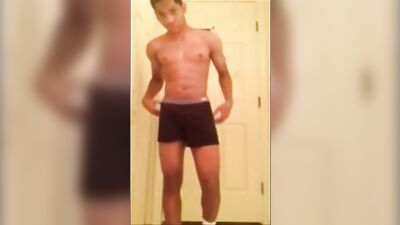 Light Skin Boy Jerks his Dick in Gay Cum Shots - Handjob Passion!