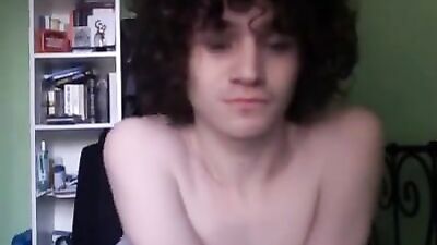 Jerking Off with an Afro Slim Twink in Amateur Big Cocks Cum Shots!