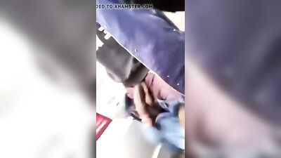 Big Black Cock Exposed Near Freeway - Raw and Raunchy Public Sex!