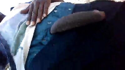 Big black dick swings in the air