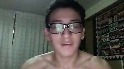 Straight boy shows his virgin hole