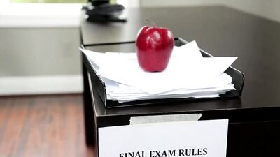 Gay Exam Porn: Students Get Busy in Classroom during Exams!