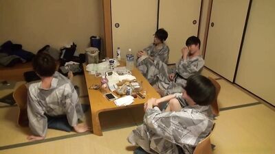 Asian Cum Shots Oral: Gay Group Sucking Cum on Camera!