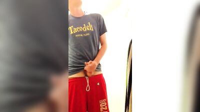 Texas Ginger Strokes His Red Cock - A Gay Porn Solo Video!