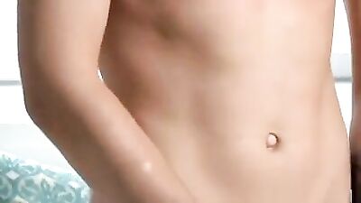 Beefy Blond Twink Self Play - An Intense Solo Session