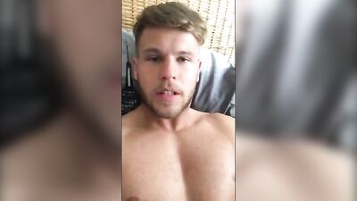 Young Blond Twink Drains His Balls in Raw Amateur Cum Shots!