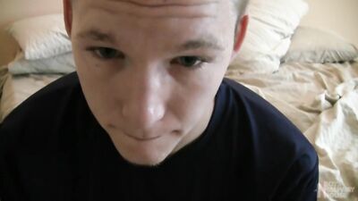 Halfway House Oral Straight Boy Gives Head and Swallows Cum!