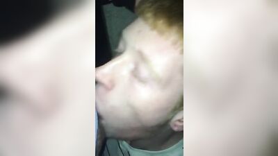 Ginger Sucks Daddys Dick: Hot Redhead Oral Action with Step Son!