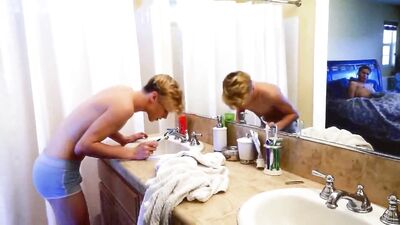 Hot Bare Boys Cum in Bathroom: Ultimate Oral & Anal Experience!