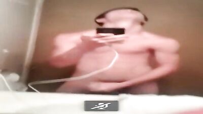 Amateur First-Timer Solo Jizzing for His Buddy - Cute Hottie Records Himself