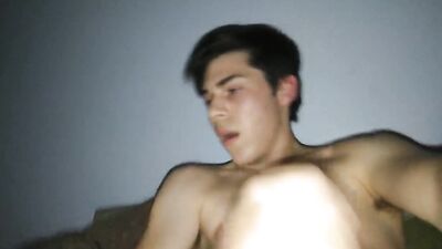 Teen Cumshot Solo: Uncut Joy in the Shower!