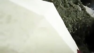 Nude Jump from Roof into Pool! Amateur Fun in Public Outside!