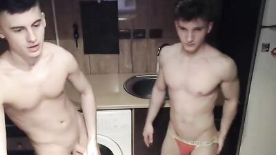 Horny Bare Camboys Fucking in the Woods! - Gay Porn Oral and Anal Action