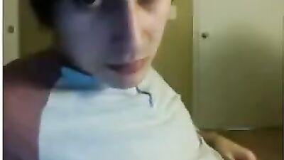 Webcam Dude Unloads in Action Cum Shots Solo!