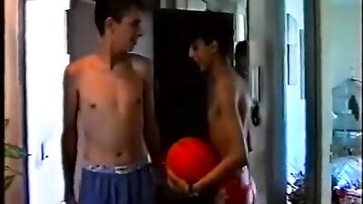 Three-Way Heat: Gay Threesome Bedroom Action!