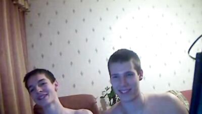 Duo Cuties: Steamy Threesome Action with Handsome Guys!
