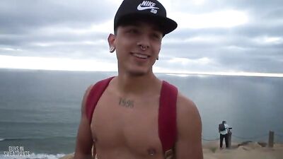 After the Beach Quick Cuts: Bareback Oral Explosion