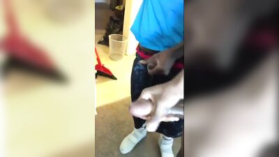 Jerking Off Circuit - Black Twinks in Action: Amateur Gay Porn with Cumshots!