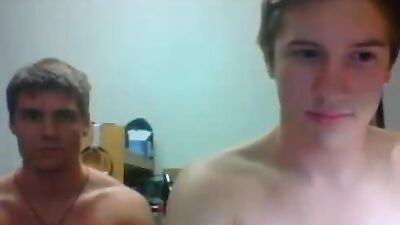 2 Shy Guys - Web-Cam Gay Porn Video - Focus on the hot action with sexy men!