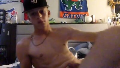 Young Rapper Masturbates Before Bed - A Gay Porn XXX Cumshot Video