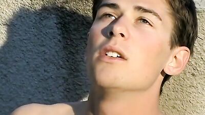 Hot Smoke on Balcony - Gay Amateur Handjob Action