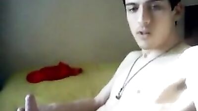 Gangbang Twink Cumshot - LATINO TWINK IN WEBCAM - Amateur Cum Shots Handjob!