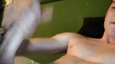 Young European Cock Shoots for Girl in Solo Cumshot Video