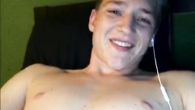 Young European Cock Shoots for Girl in Solo Cumshot Video