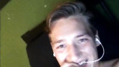 Young European Cock Shoots for Girl in Solo Cumshot Video