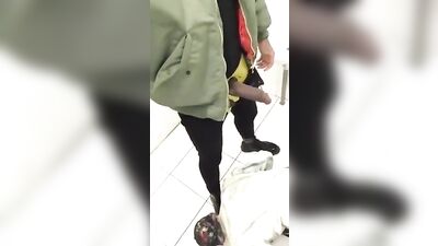 Blowjob in the Restroom: Big Cocks Black Oral Delight