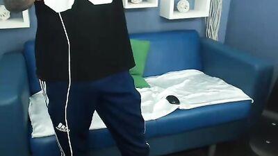 Mikes Camboy Wank & Cum #1466 - Explosive Straight Guy Handjob & Cumshot